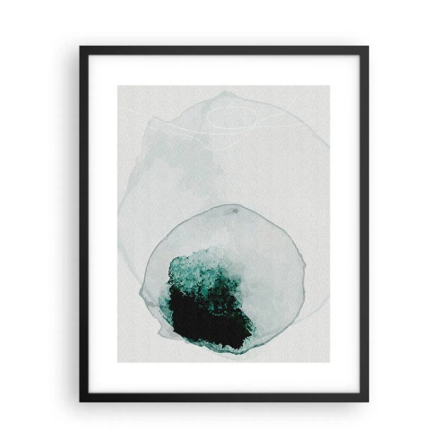 Plagát v čiernom ráme - V kvapke vody - 40x50 cm