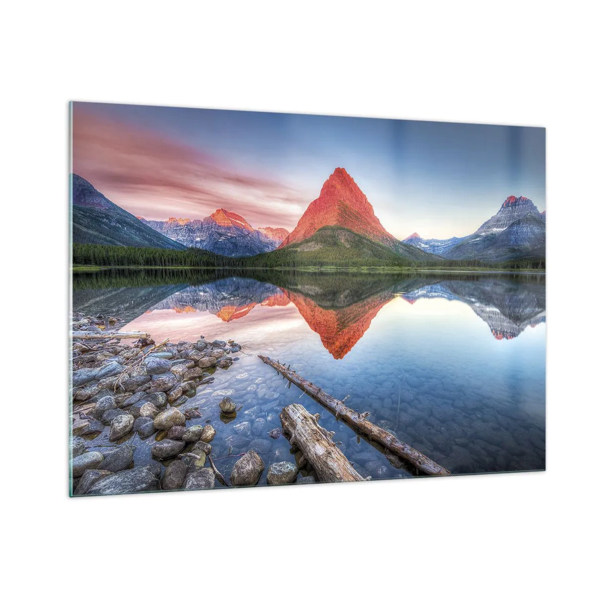 Obraz na skle - Teplo a chlad - 100x70 cm