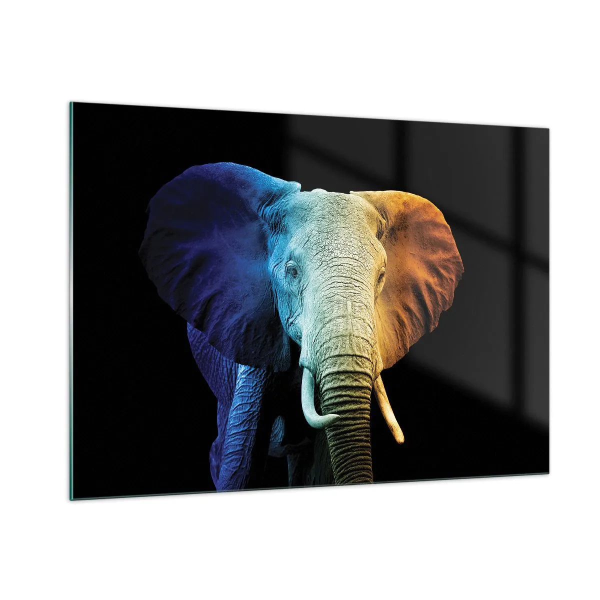 Obraz na skle - Excentrický muž, avšak nie podivín - 100x70 cm