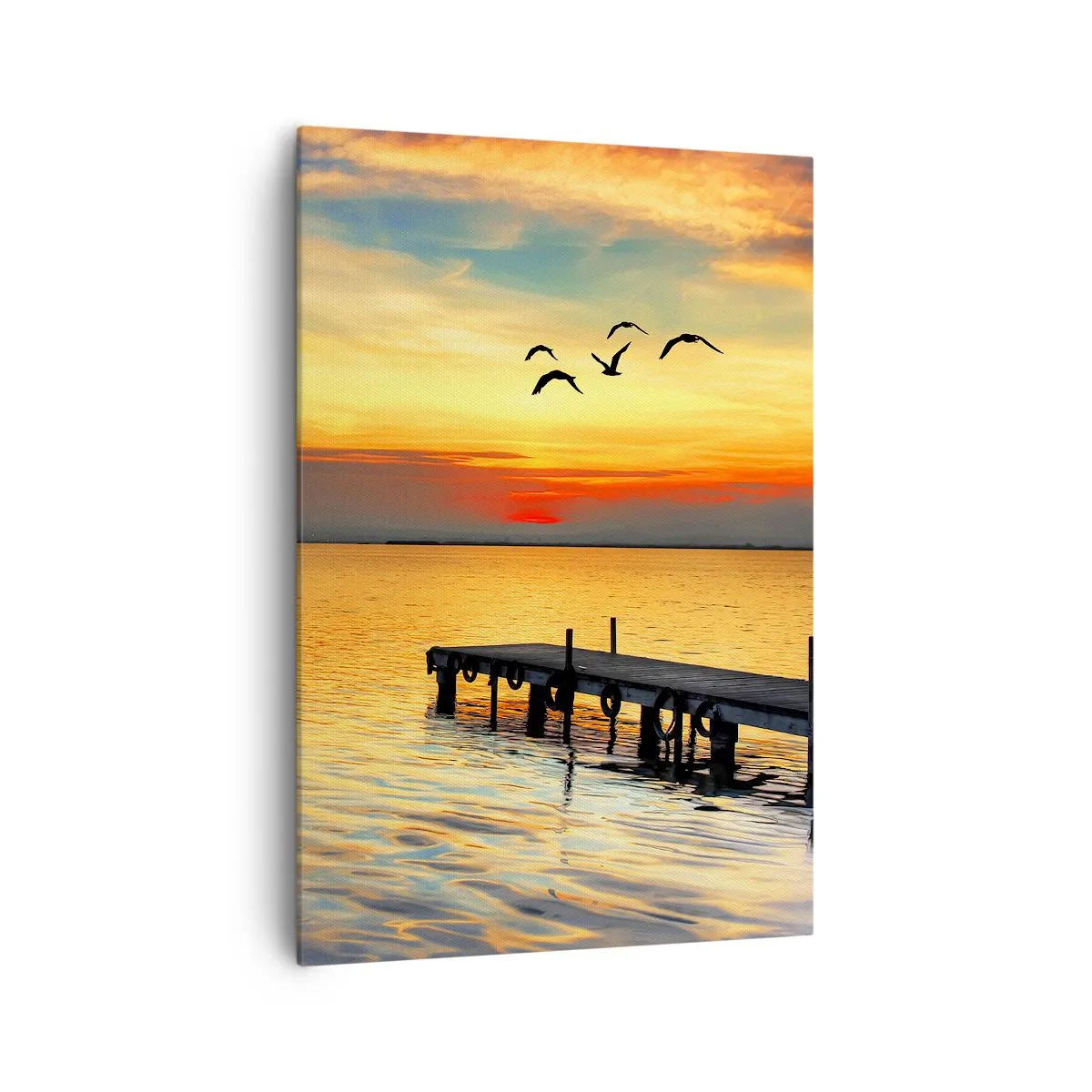 Obraz na plátne - Večerné návraty - 70x100 cm