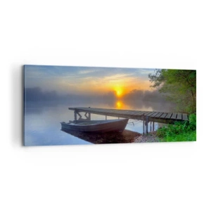 Obraz na plátne - Ako sa obyčajné mení na kúzelné - 100x40 cm