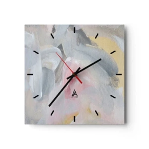 Nástenné hodiny - V pastelovom svete - 40x40 cm
