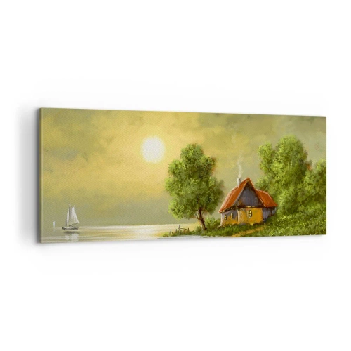 Obraz na plátne - Krásne, ako z obrázku - 100x40 cm