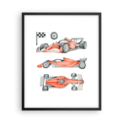 Plagát v čiernom ráme - Dobehnúť sen - 40x50 cm