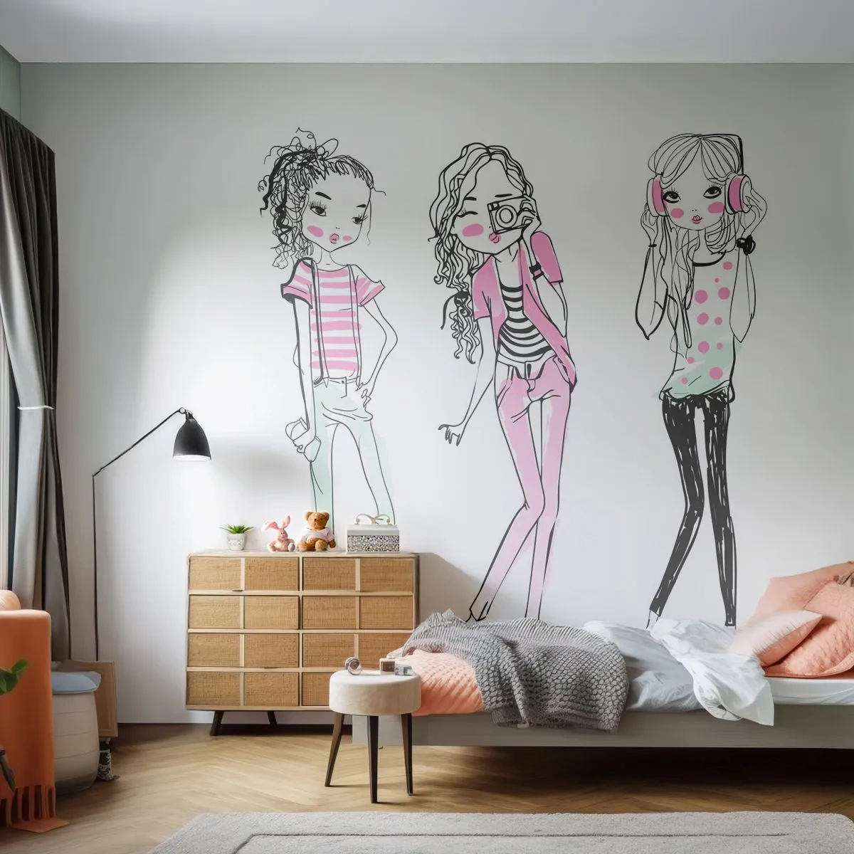 Fototapeta Premium Canvas - Bude, bude zábava - mládež, Dievča, Tínedžer - 250x175 cm