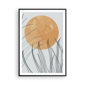 Plagát v čiernom ráme - Vždy ku slnku - 70x100 cm