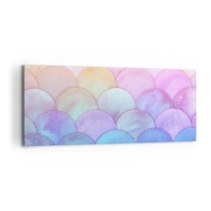 Obraz na plátne - Perleťová šupina - 100x40 cm