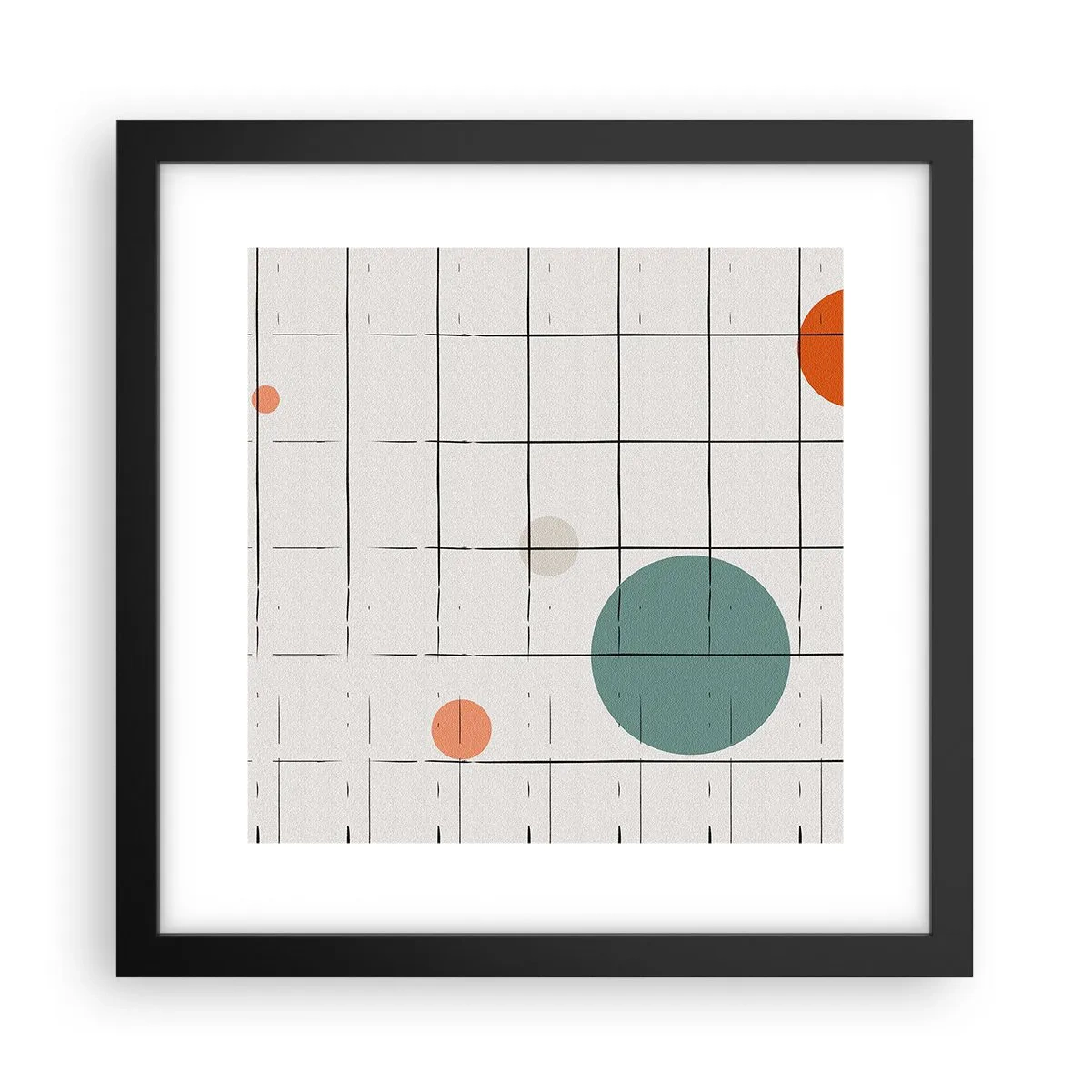 Plagát v čiernom ráme - Uväznené. My alebo ony? - 30x30 cm