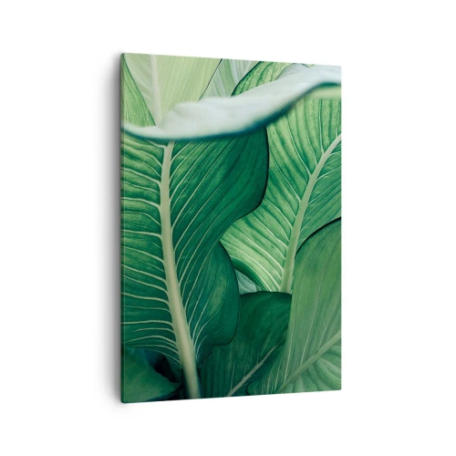 Obraz na plátne - Intenzívne zelený život - 50x70 cm