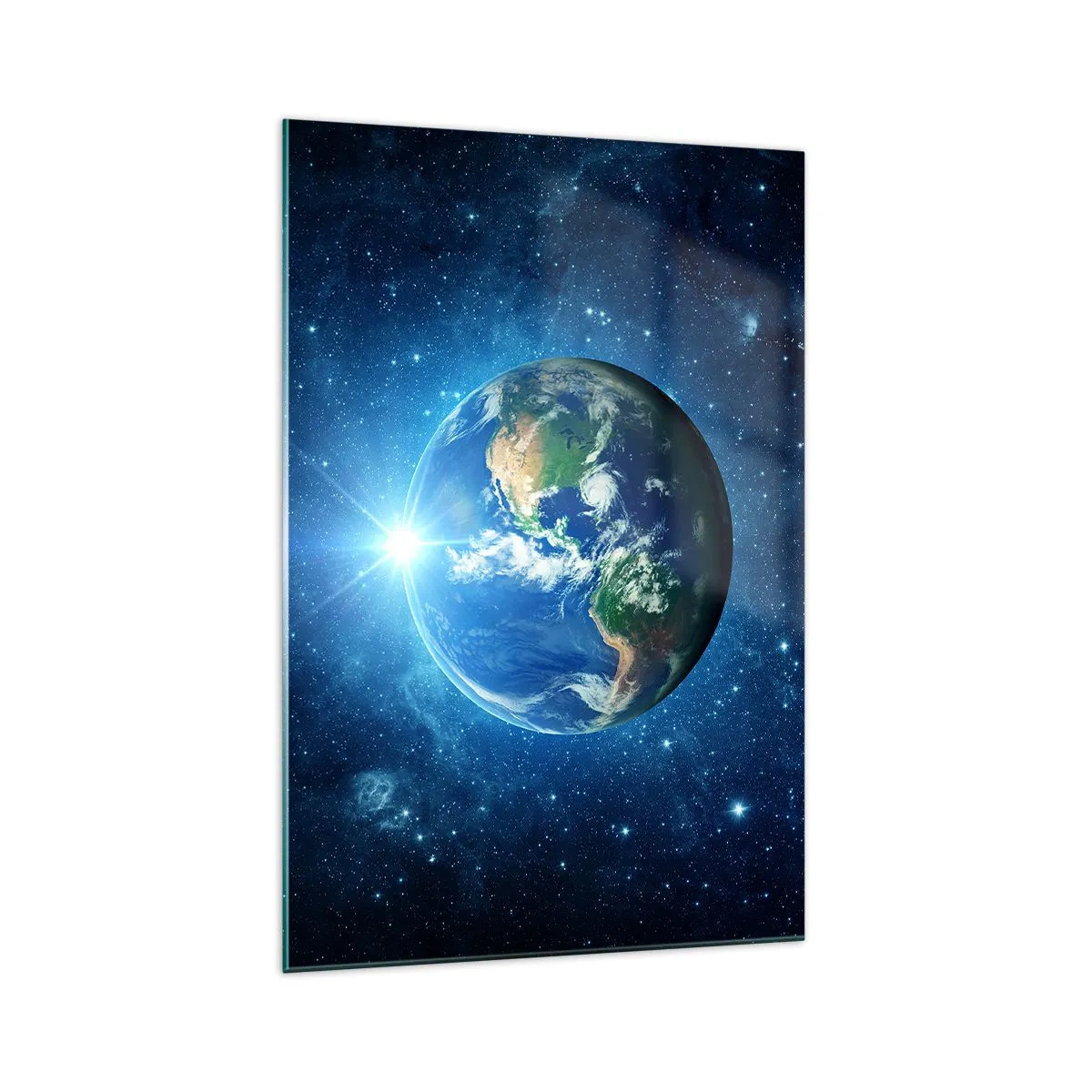 Obraz na skle - Sme v nebi - 70x100 cm