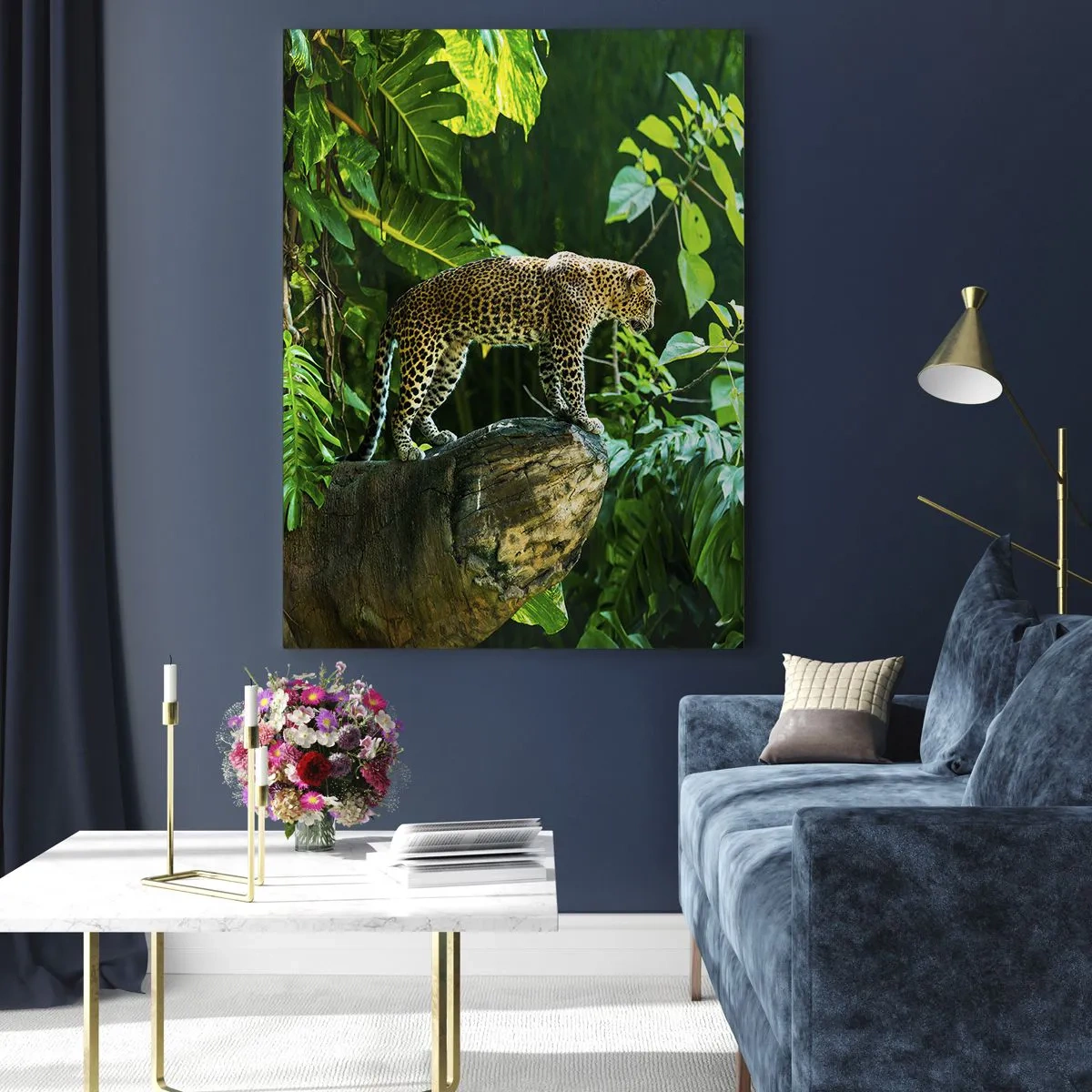 Obraz na skle - Na lov? - 50x70 cm