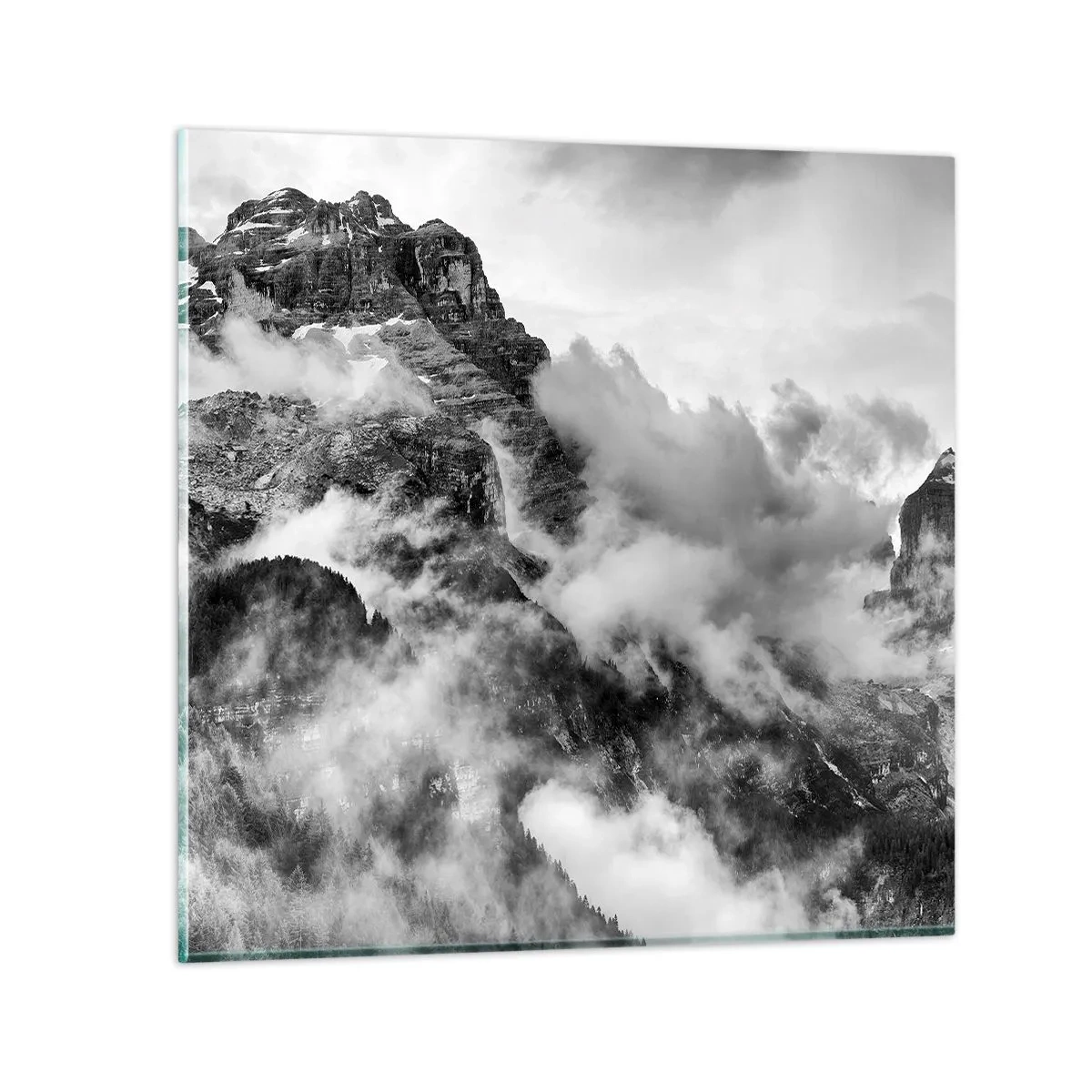 Obraz na skle - Krásne a kruté - 40x40 cm