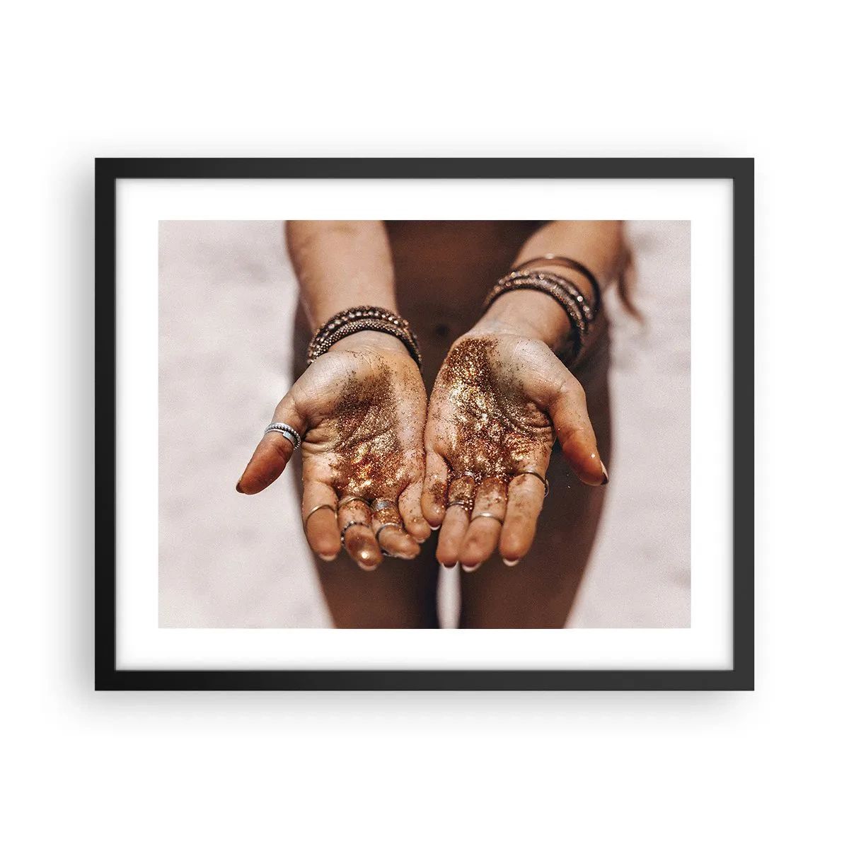 Plagát v čiernom ráme - Darček pre teba - 50x40 cm