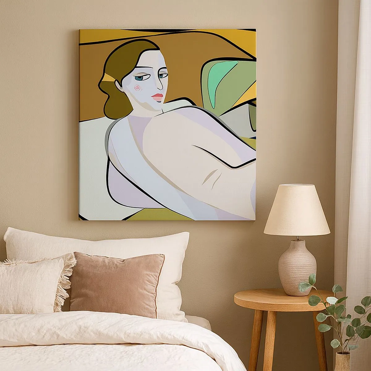 Obraz na plátne - Intímny portrét - 30x30 cm