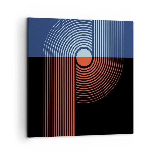 Obraz na plátne - V geometrickom objatí - 50x50 cm