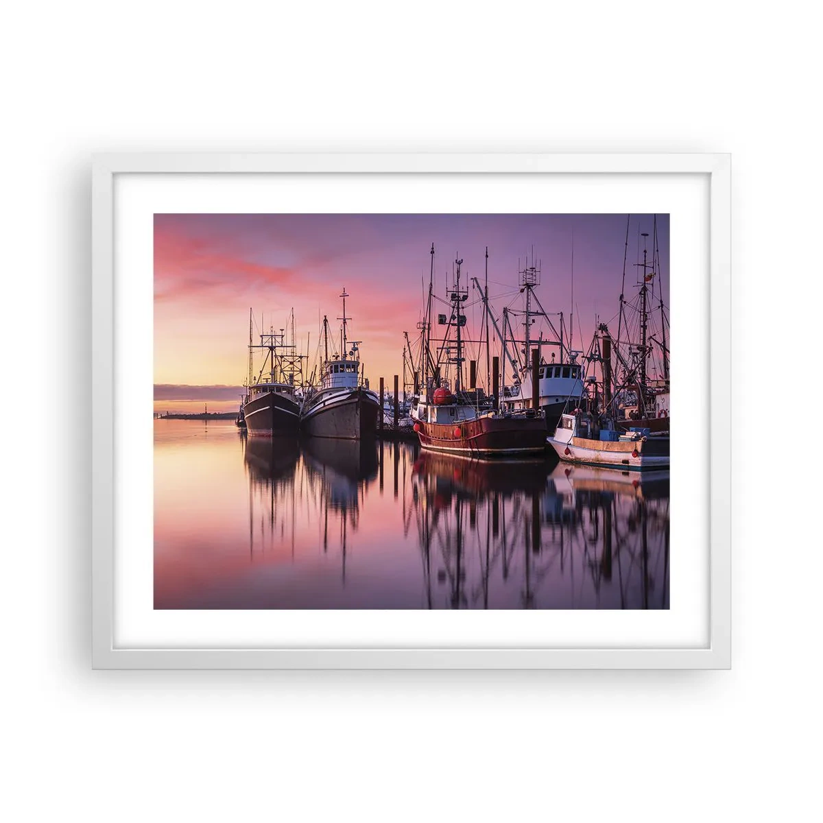 Plagát v bielom ráme - Pred ďalším dňom - 50x40 cm