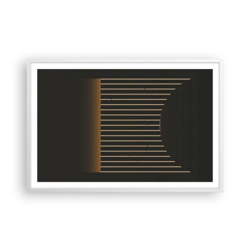 Plagát v bielom ráme - Preskúmať temnotu - 91x61 cm