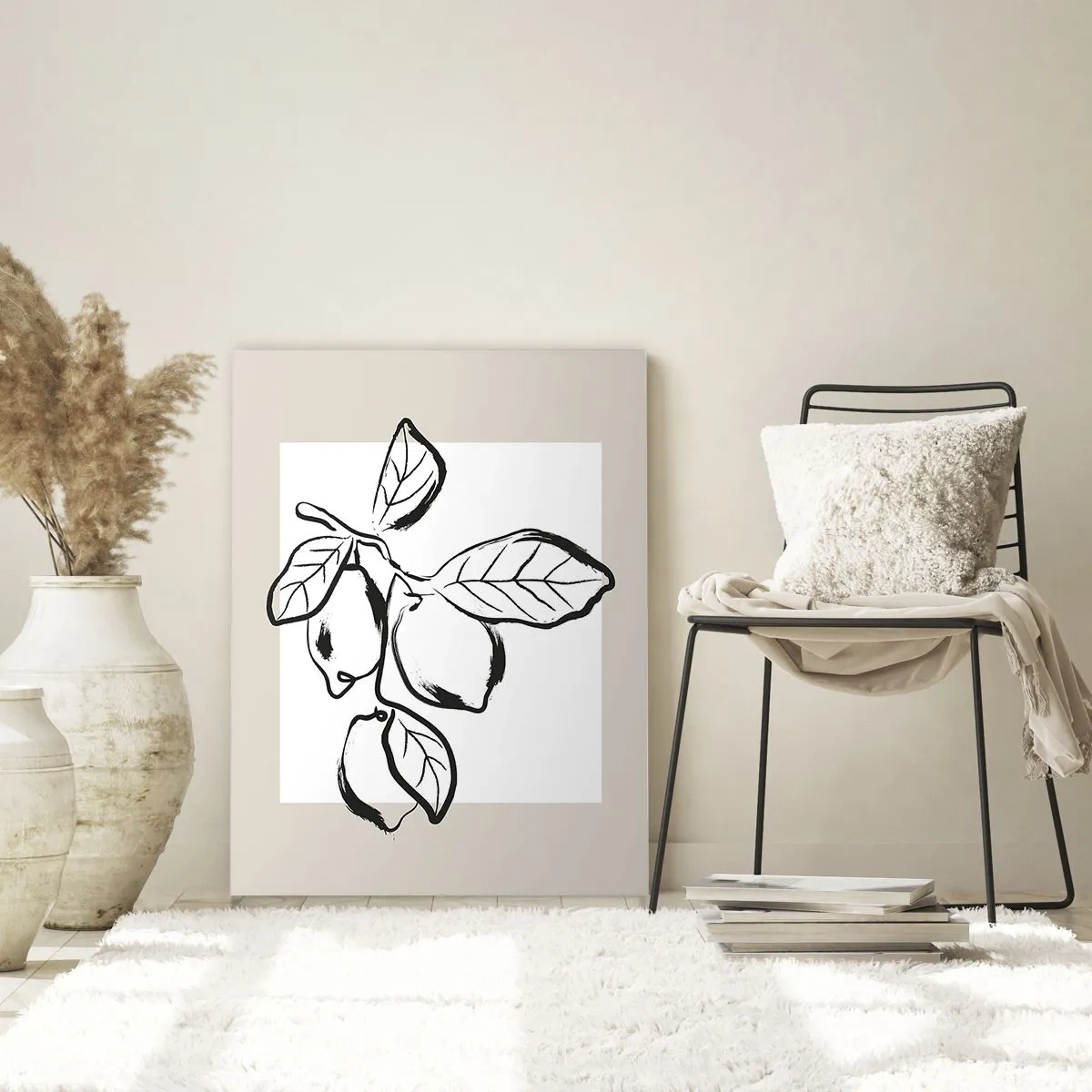 Obraz na skle - Kde citrón dozrieva… - 50x70 cm