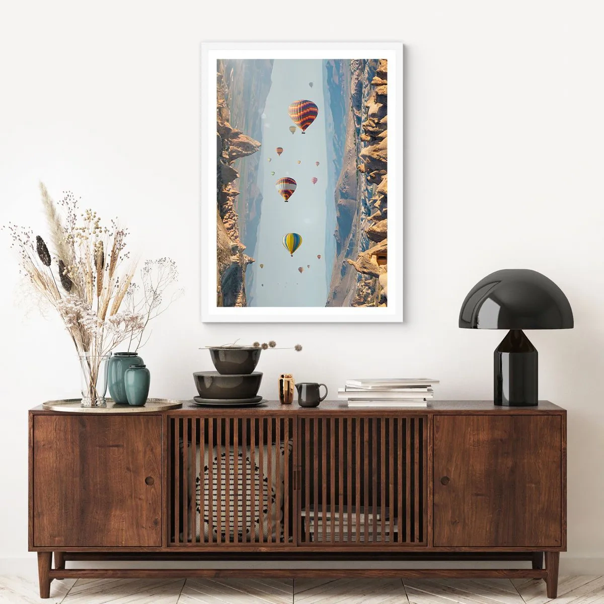 Plagát v bielom ráme - Tu je možné všetko - 50x70 cm