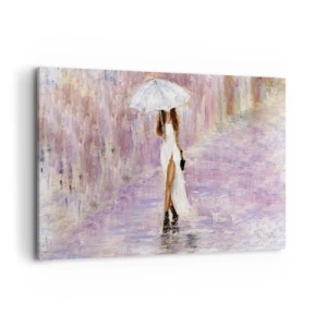 Obraz na plátne - V ľaliovom daždi - 120x80 cm