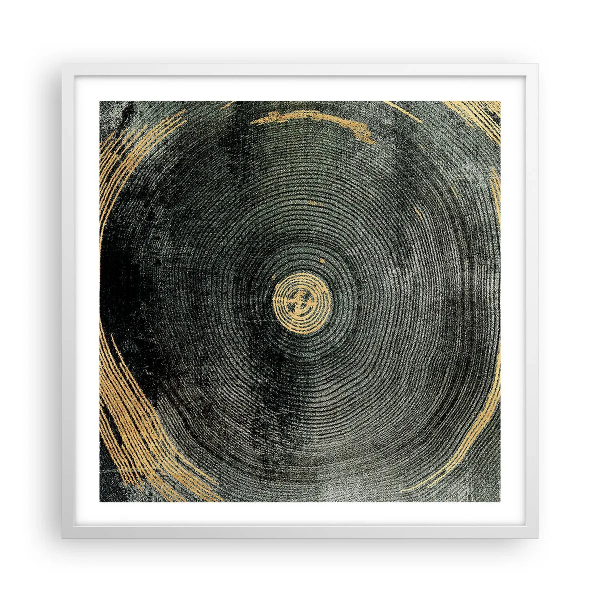 Plagát v bielom ráme - Zmena a trvanie - 60x60 cm