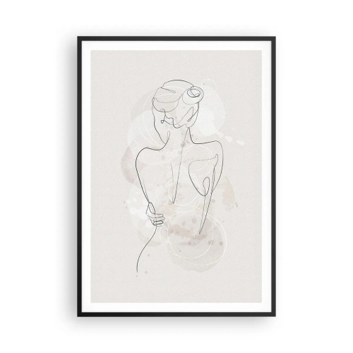 Plagát v čiernom ráme - Ako citlivý nástroj - 70x100 cm