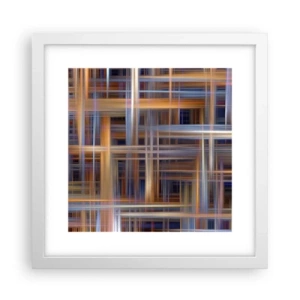 Plagát v bielom ráme - Utkané zo svetla - 30x30 cm