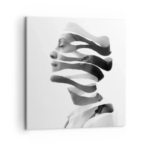 Obraz na plátne - Surrealistický portrét - 60x60 cm