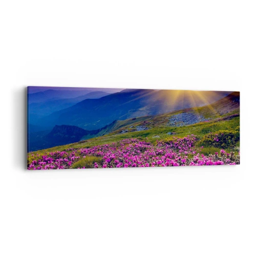 Obraz na plátne - …A okolo vonia kosodrevina a voňajú byliny - 90x30 cm
