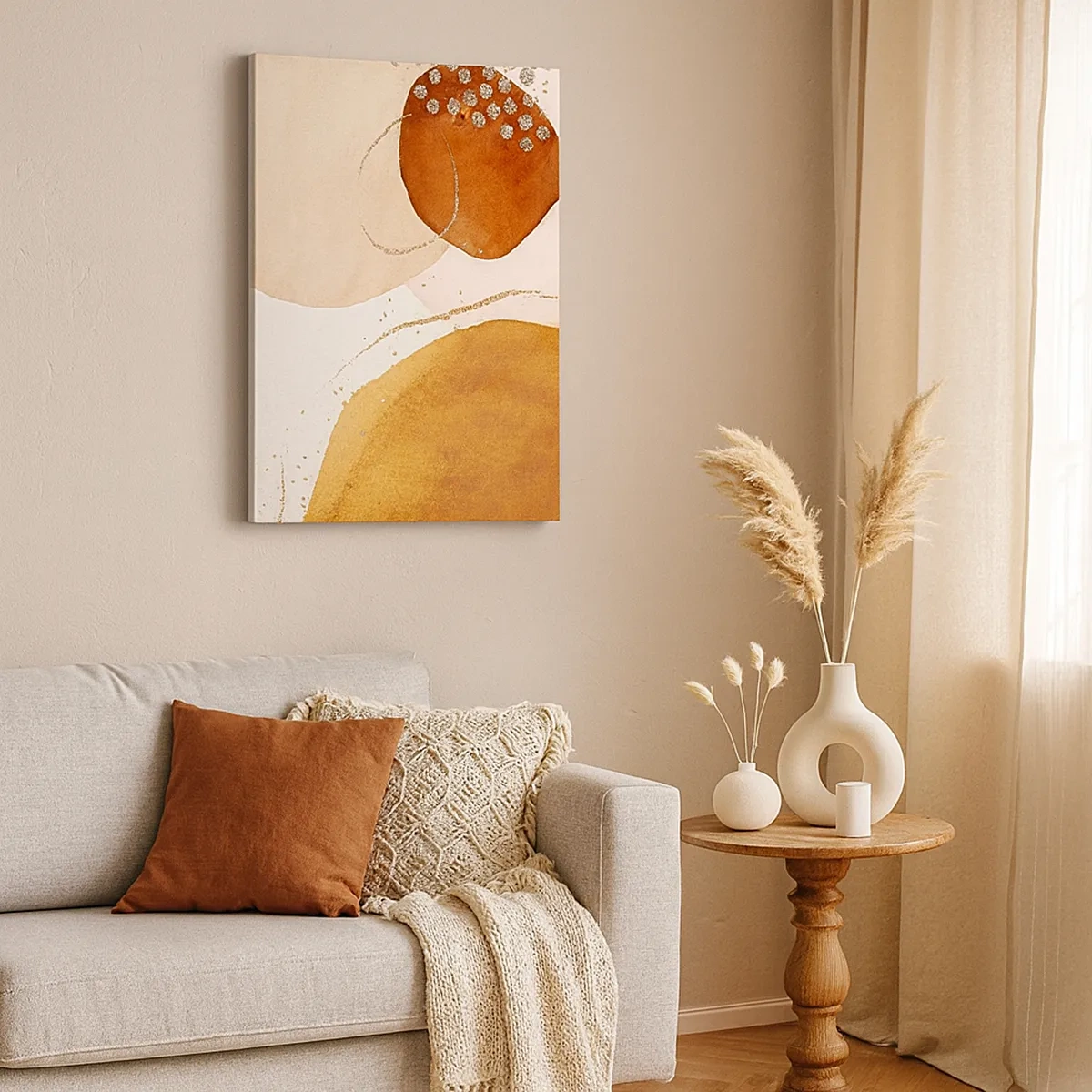 Obraz na plátne - Zaoblenie a pohyb - 50x70 cm