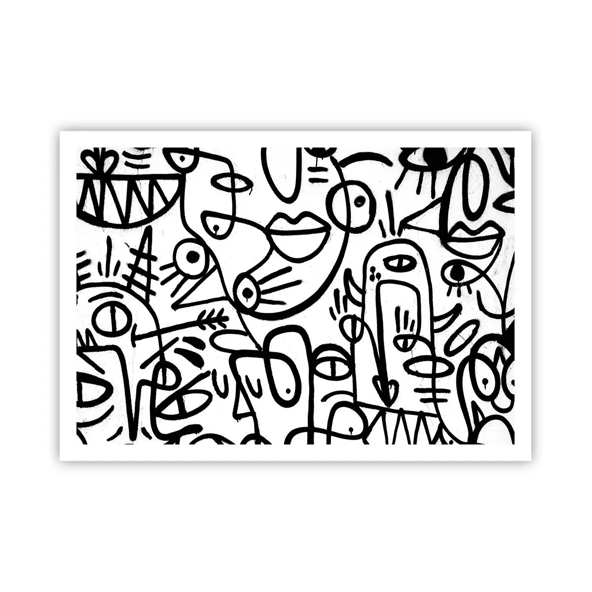 Plagát - Tváre a preludy - 100x70 cm
