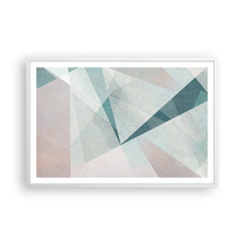 Plagát v bielom ráme - V kľude, ale dynamicky - 91x61 cm