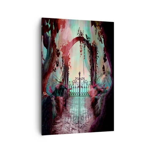 Obraz na plátne - Tajná záhrada - 70x100 cm