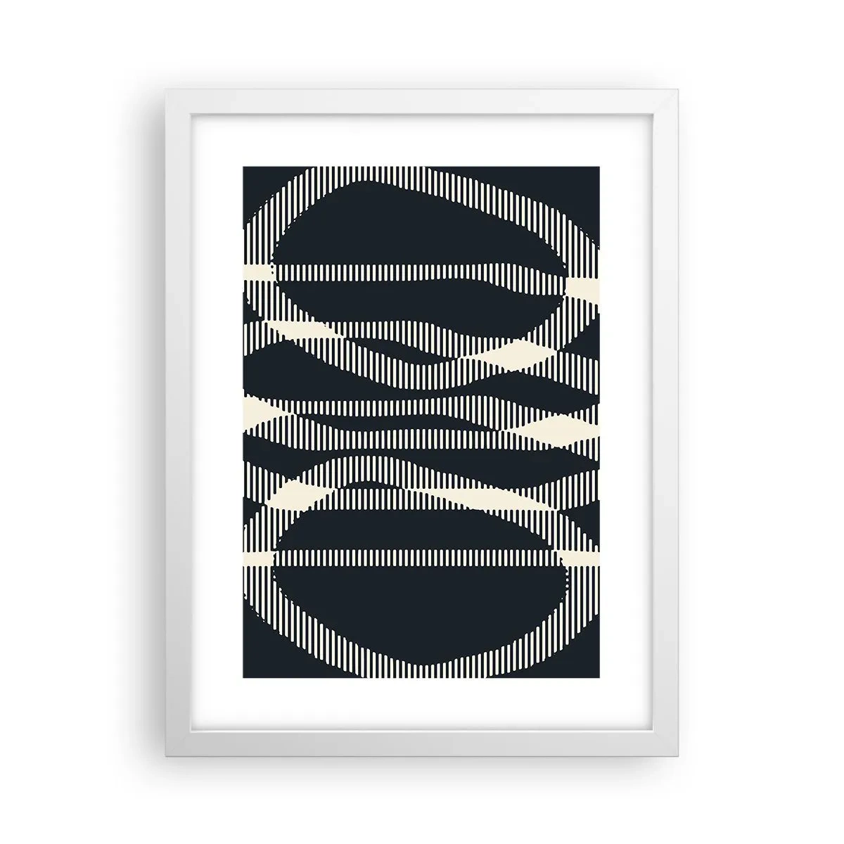 Plagát v bielom ráme - Pokus o prelomenie temnoty - 30x40 cm