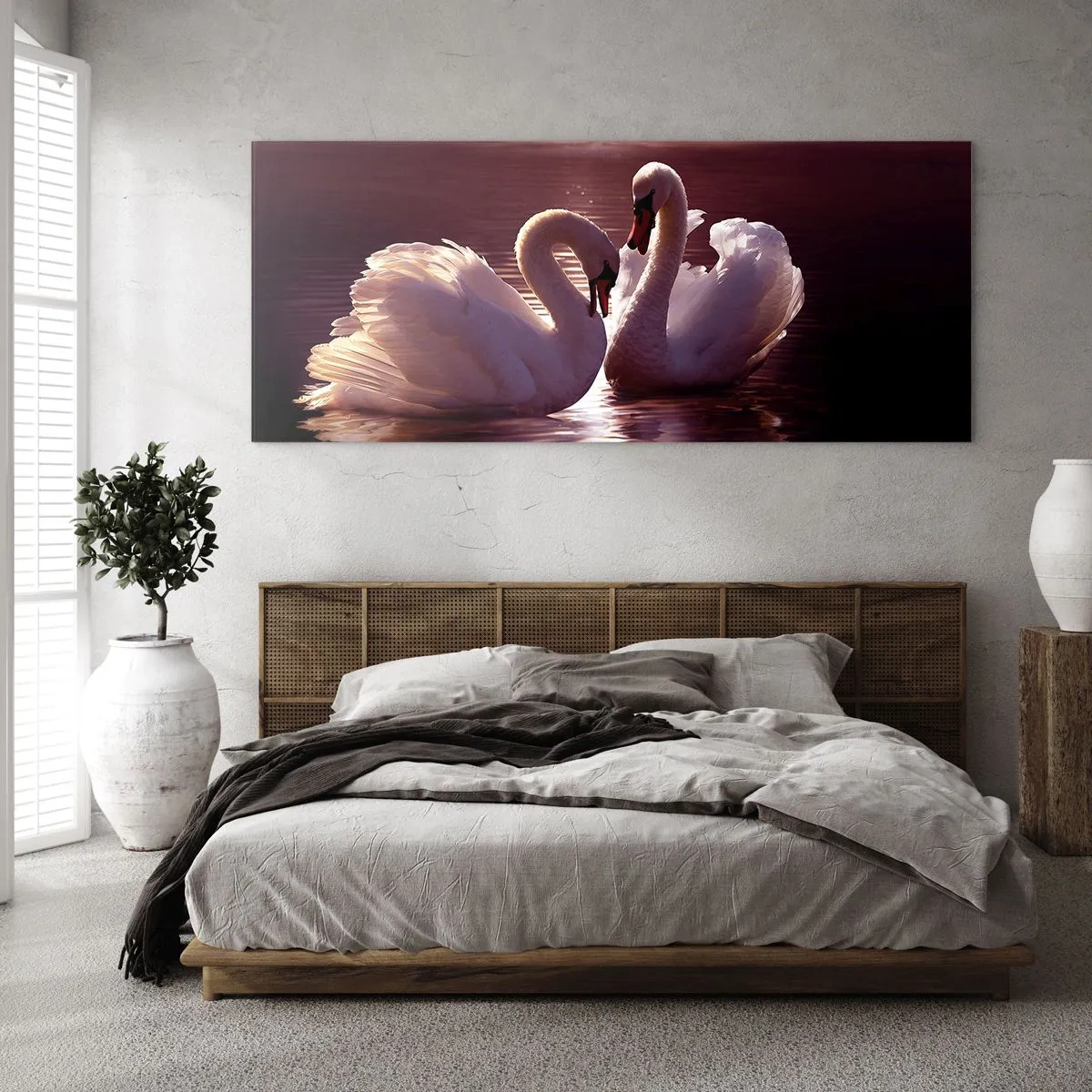 Obraz na skle - Kým nás smrť nerozdelí - 160x50 cm