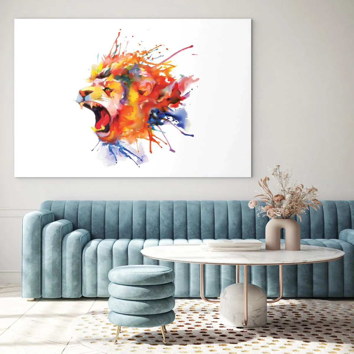 Obraz na skle - Vybuchnúť hnevom - 120x80 cm