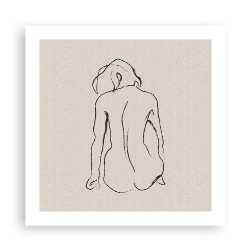 Plagát - Dievčenský akt - 50x50 cm