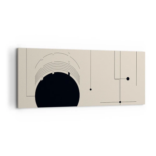 Obraz na plátne - Pružná a dynamická kompozícia - 100x40 cm