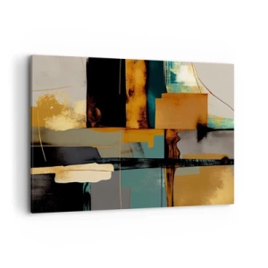 Obraz na plátne - Abstrakcia – svetlo a tieň - 100x70 cm