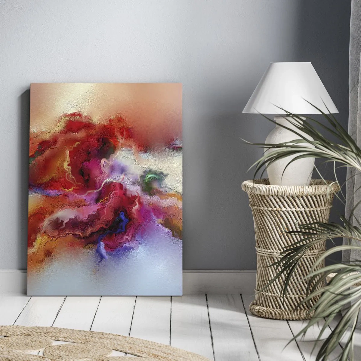 Obraz na plátne - Ako zachytiť sny - dym - 45x80 cm