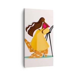 Obraz na plátne - Móda je tiež zábava - 55x100 cm