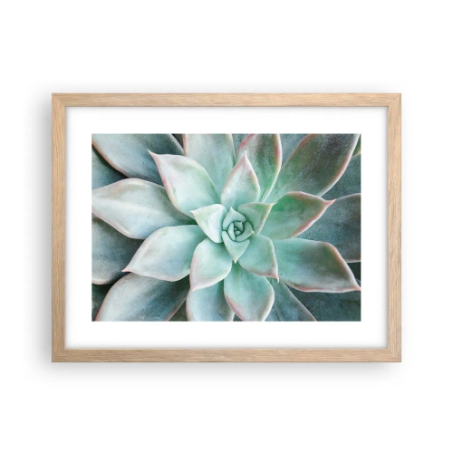 Plagát v ráme zo svetlého duba - Srdce púšte - 40x30 cm