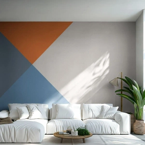 Fototapeta Premium Canvas - Pod uhlom… - Abstrakcia, Kus, Moderné umenie - 100x70 cm