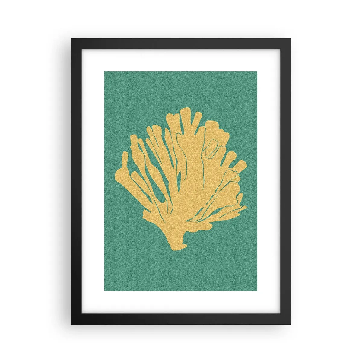 Plagát v čiernom ráme - Krovie podvodného lesa - 30x40 cm