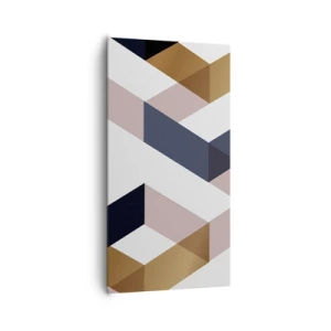 Obraz na plátne - Roviny a uhly - 65x120 cm