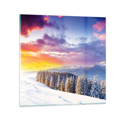 Obraz na skle - Za bieleho dňa - 50x50 cm