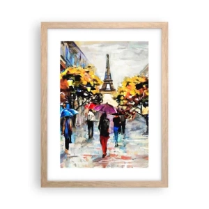 Plagát v ráme zo svetlého duba - Na jeseň obzvlášť krásny - 30x40 cm