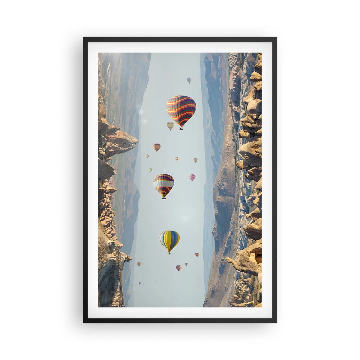 Plagát v čiernom ráme - Tu je možné všetko - 61x91 cm