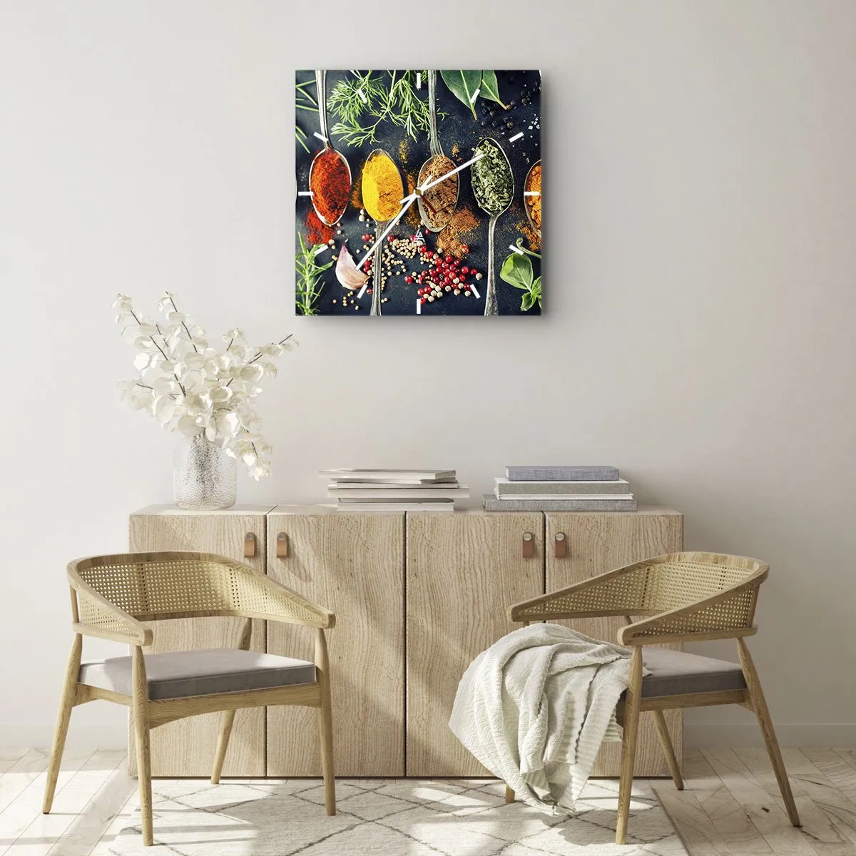 Nástenné hodiny - Kulinárska mágia - 30x30 cm