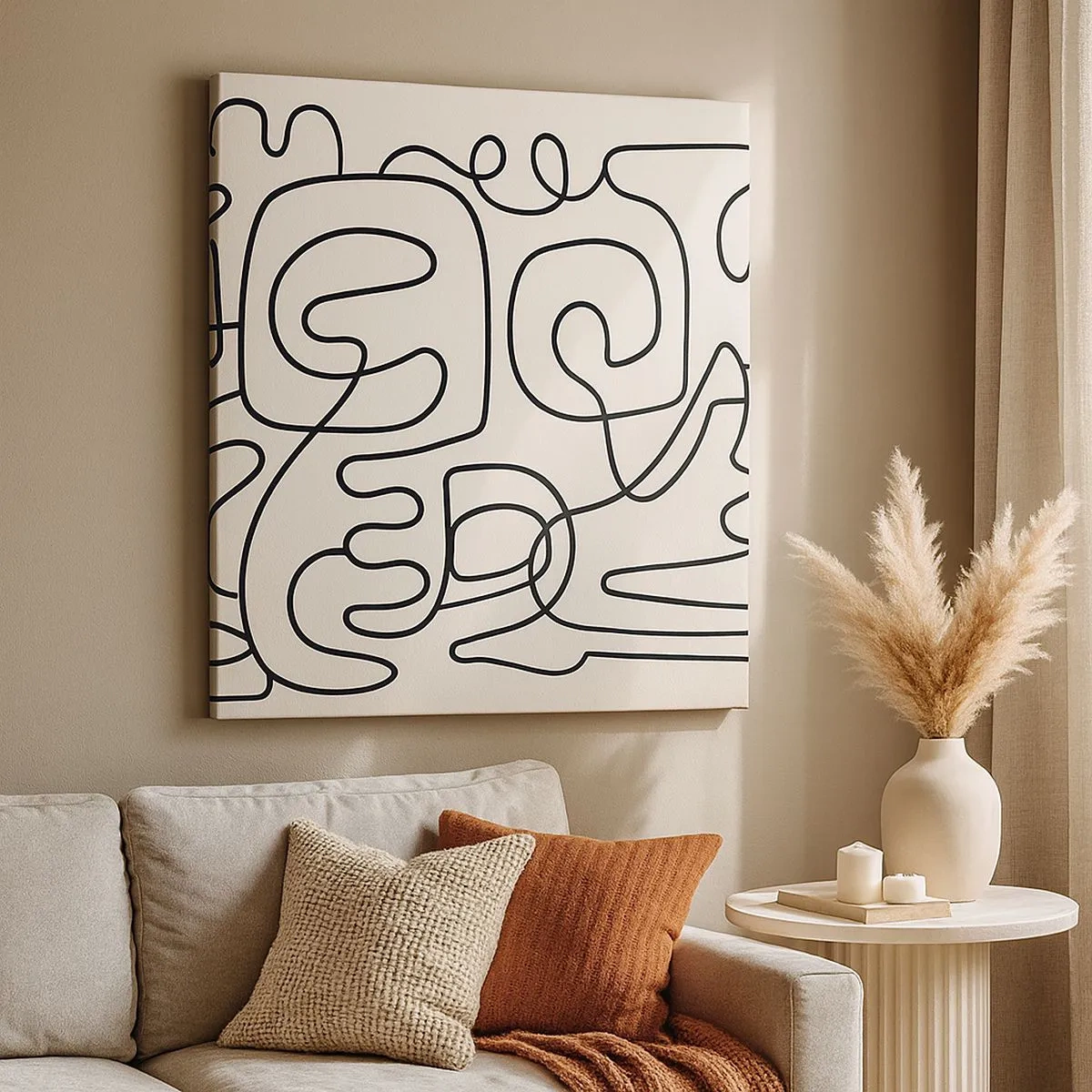 Obraz na plátne - Podľa stopy - 30x30 cm